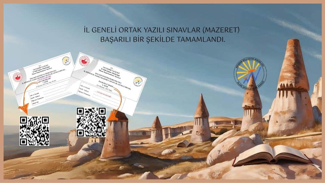 İL GENELİ ORTAK YAZILI SINAVLAR (MAZERET) BAŞARILI BİR ŞEKİLDE TAMAMLANDI.
